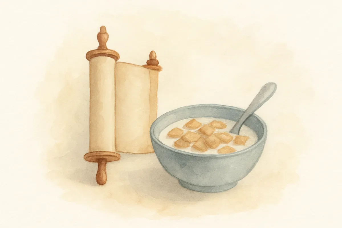 IF I AT A MZONOT BREAKFAST CEREAL, DO I MAKE A SHEHAKOL ON THE MILK WITH IT