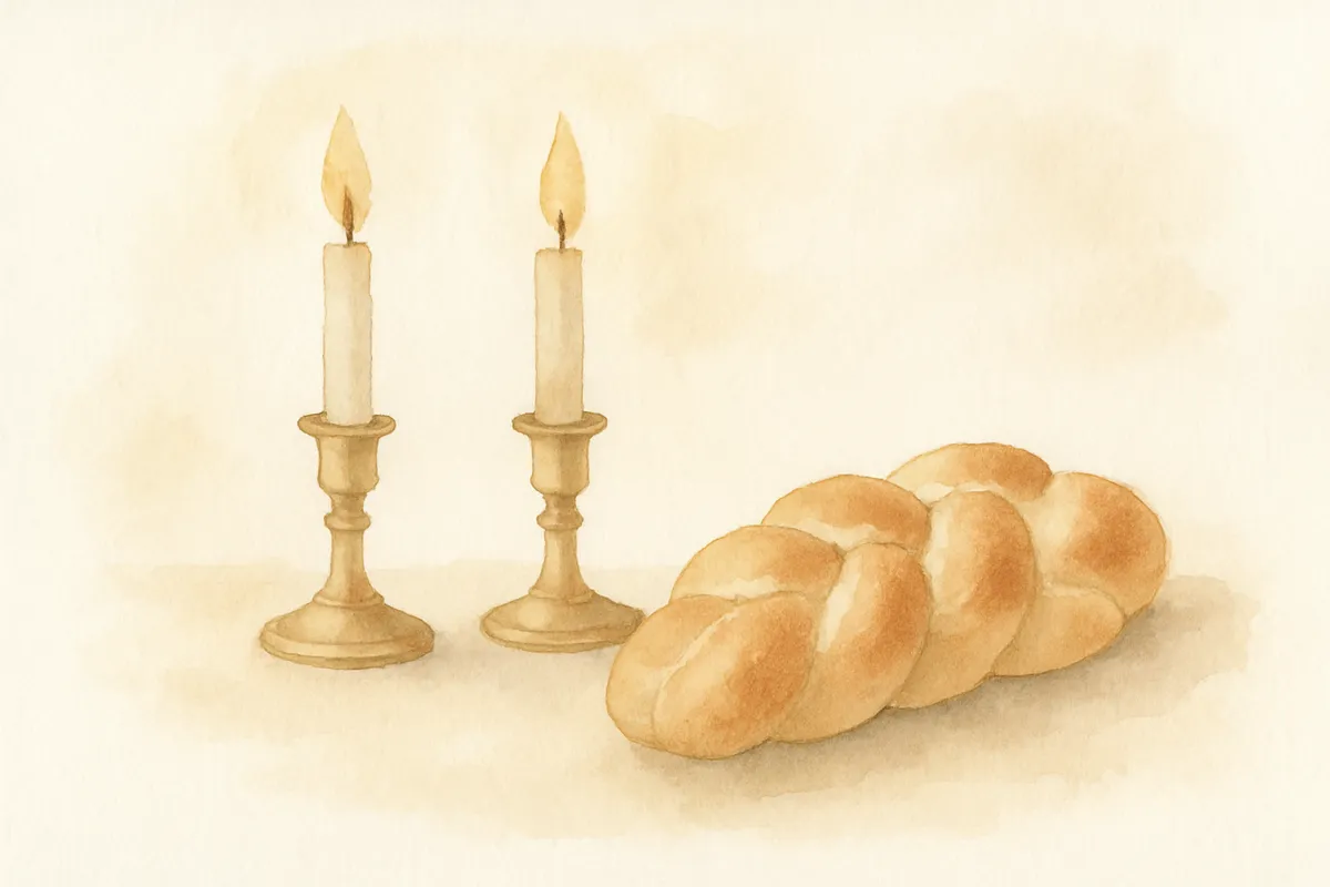 What is blessing for candles shabbat?
