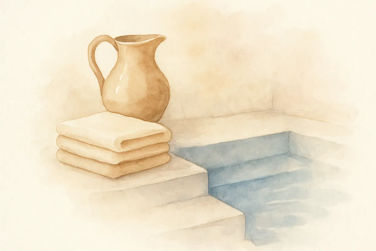 What is blessing for mikvah immersion?
