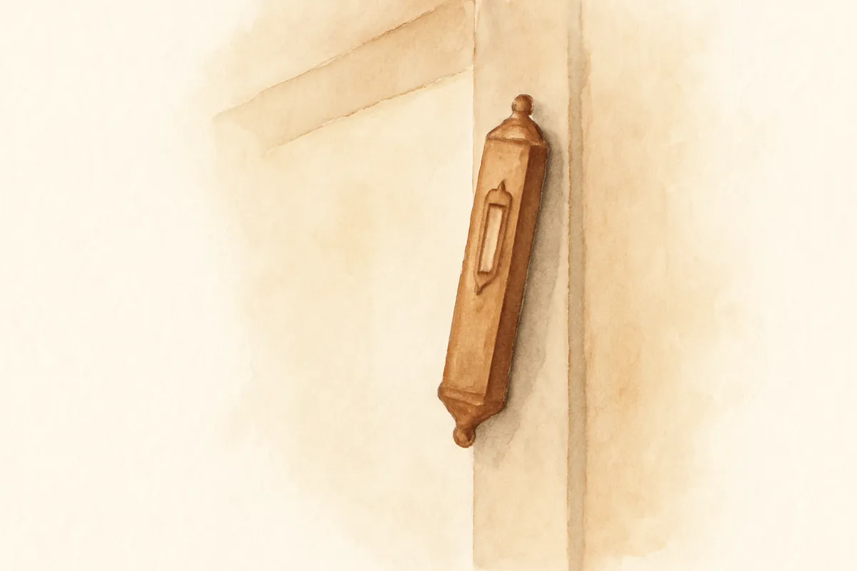 What is jewish blessing door frame?