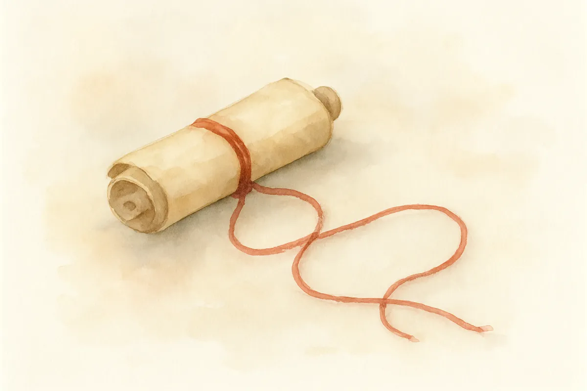 What is jewish red string prayer?