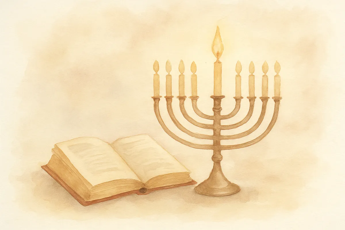 What is the Hanukkah candle lighting prayer?