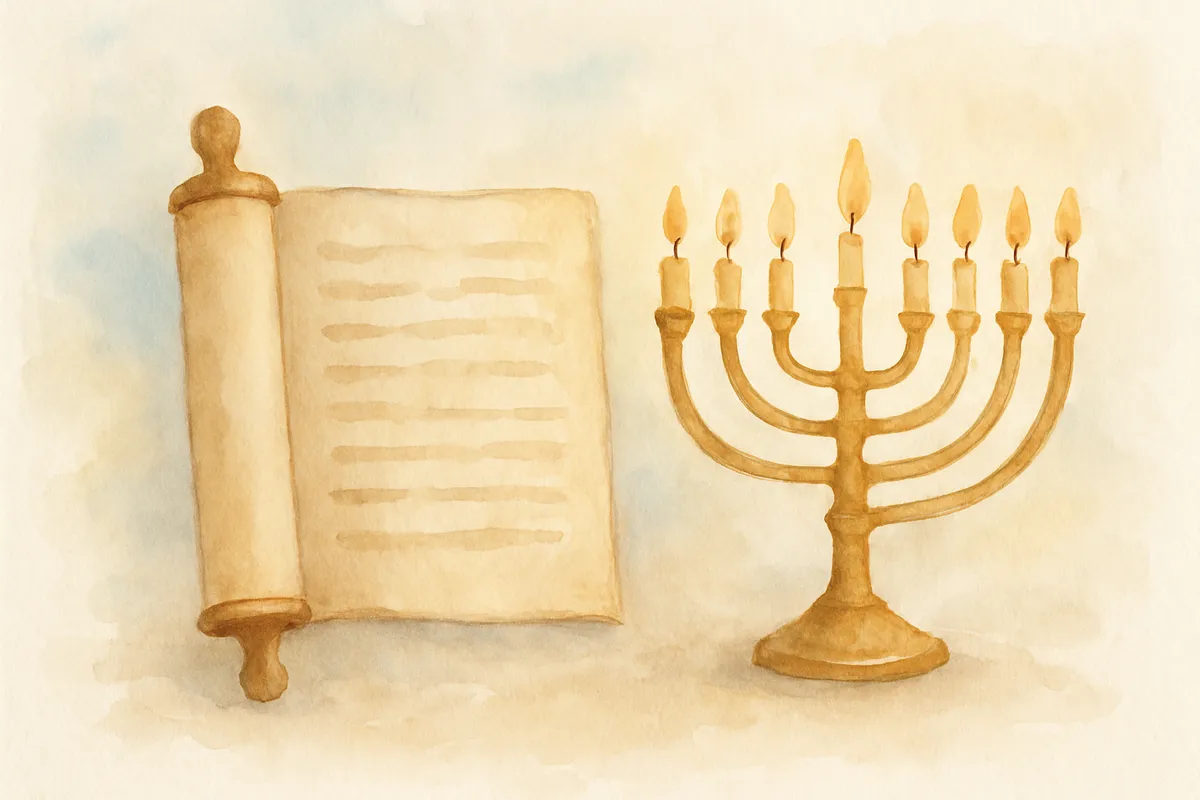 What is the Hanukkah prayer and what are the blessings?