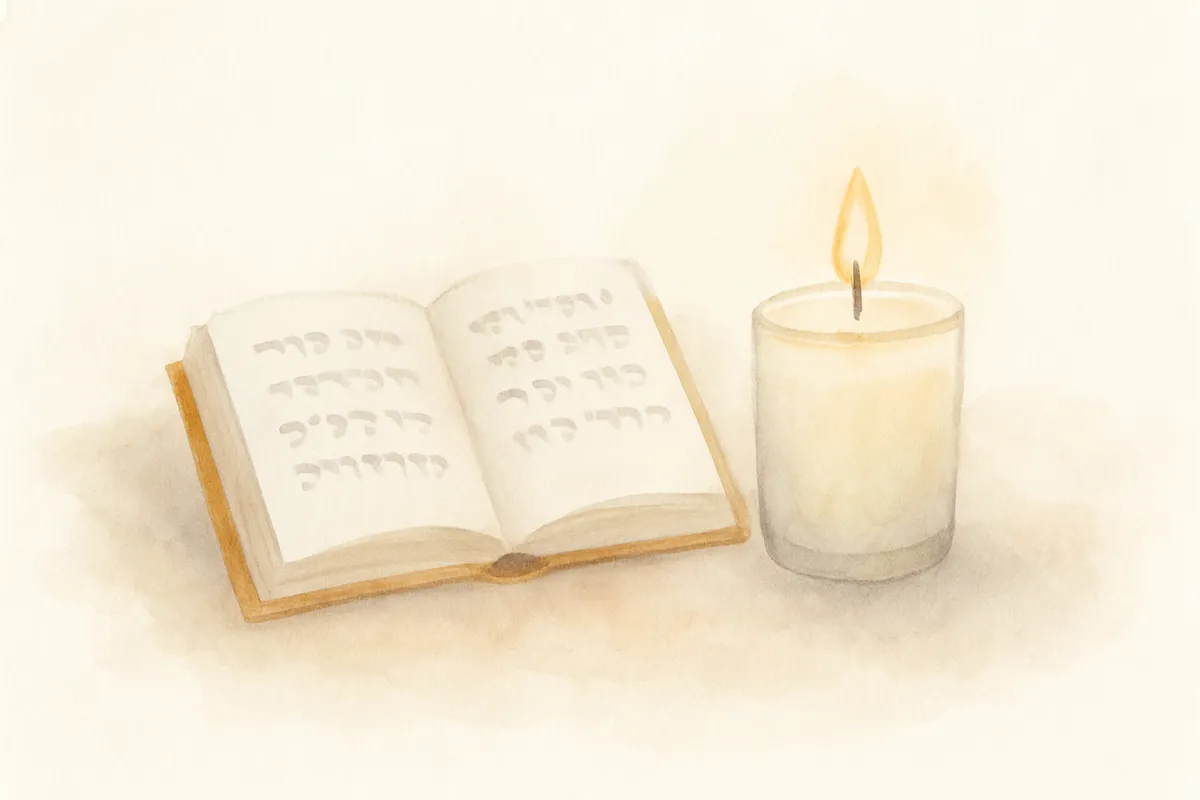 What is the Yahrzeit prayer and candle?