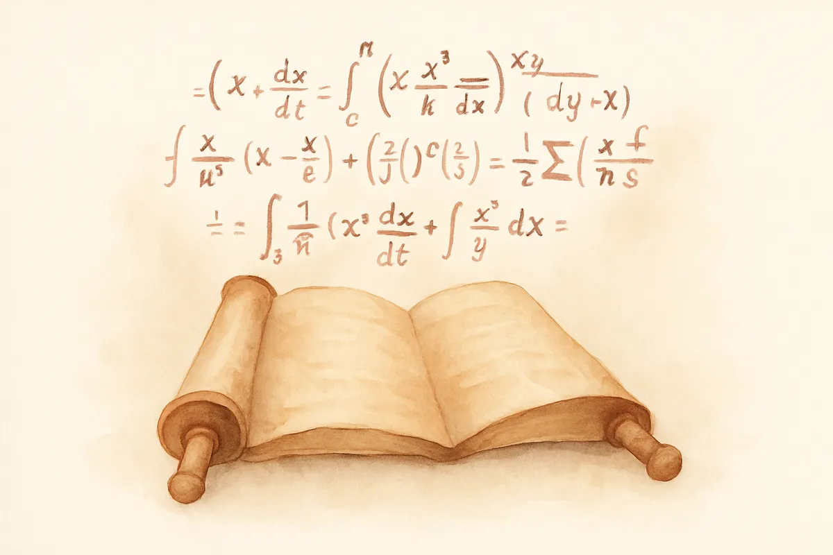 Whats the most complicated math equation in the Torah slash talmud